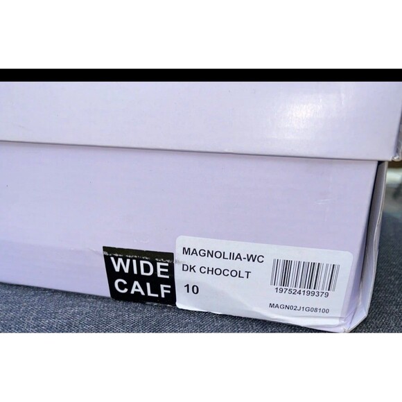 Madden Girl Boots Women’s Size 10 Wide Calf Dark Chocolate - Picture 6 of 7